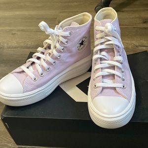 Platform high top converse